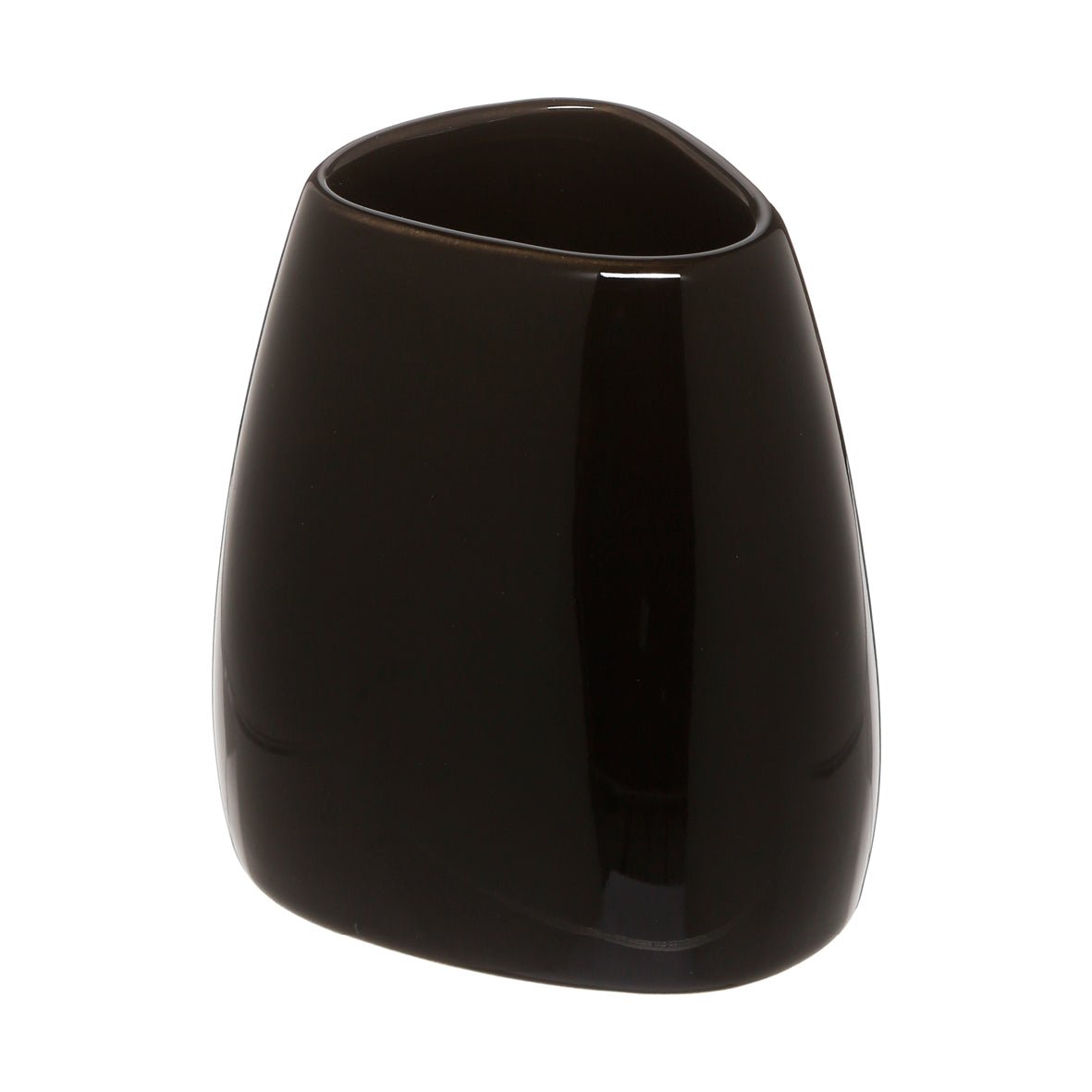 Brush holder Black 8.5 x 7.5 x 9.5 cm