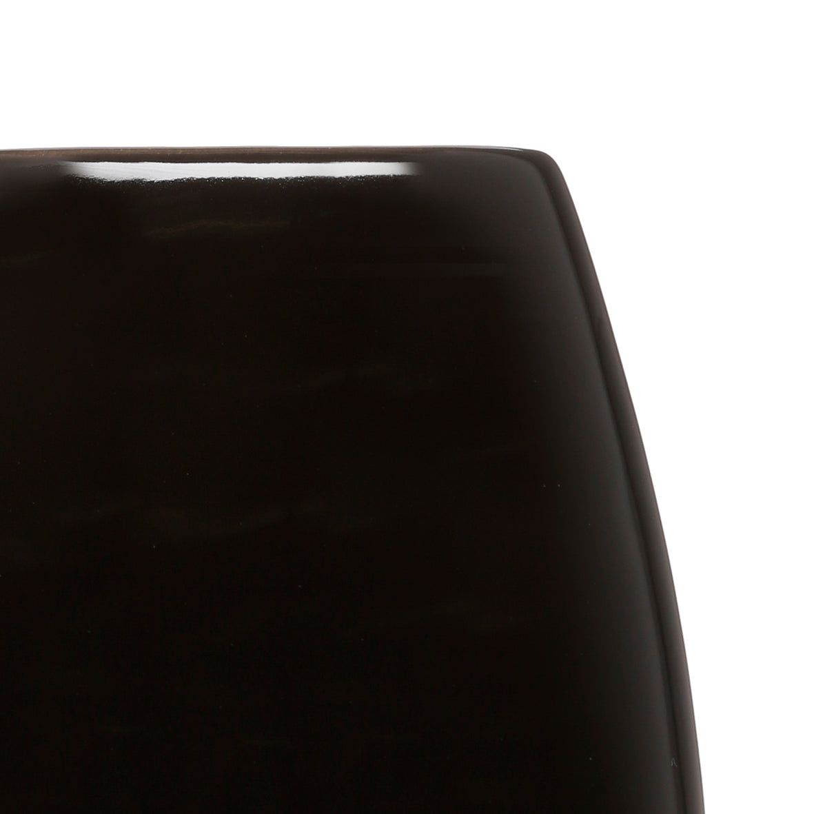 Brush holder Black 8.5 x 7.5 x 9.5 cm