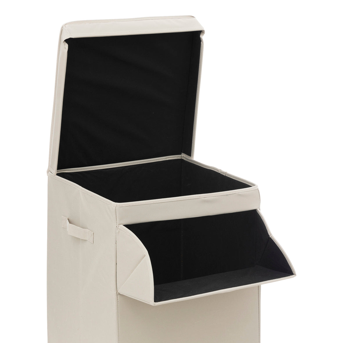 Laundry basket Linen 36 x 36 x 55 cm