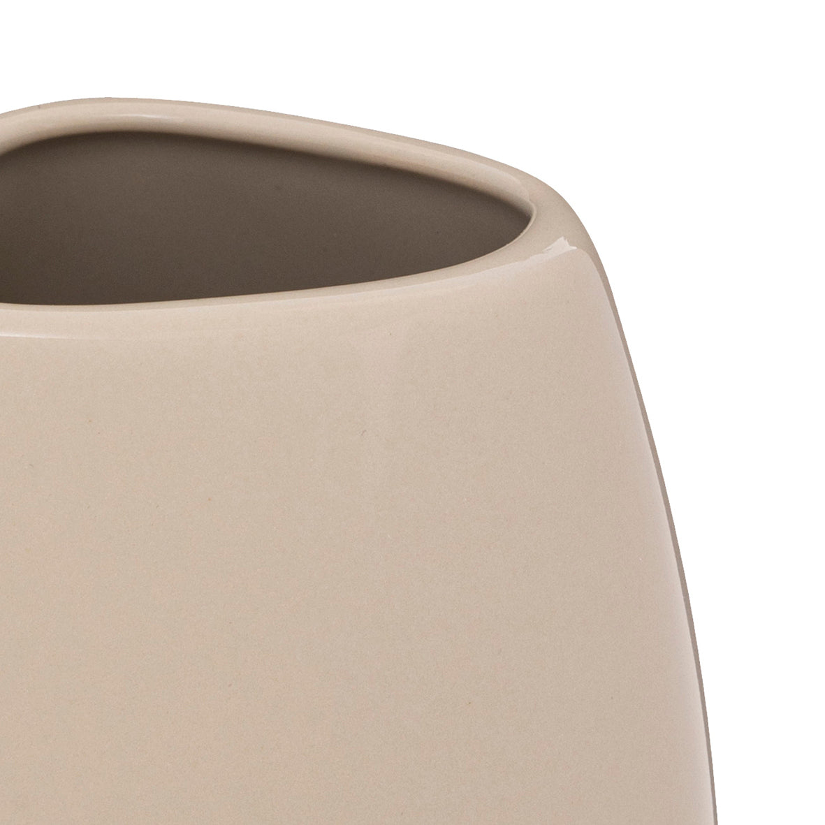 Brush holder Linen 8.5 x 7.5 x 9.5 cm