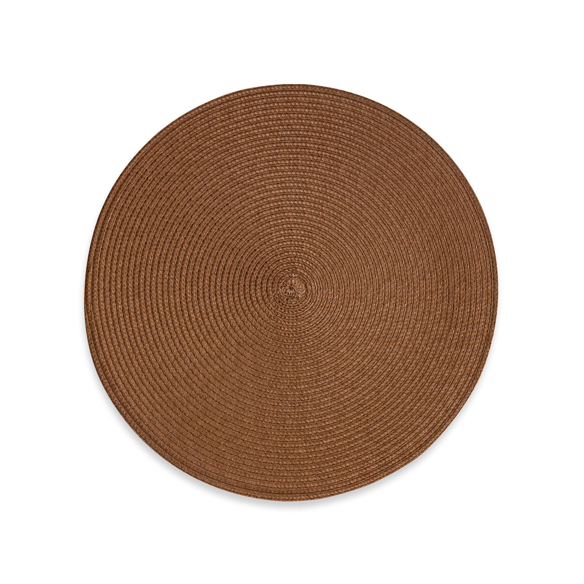 Round braided placemat Brown - 38 x 0,2 cm