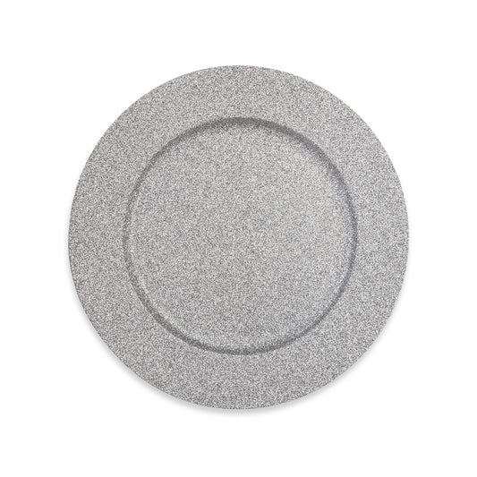 Assiette de présentation pailletée