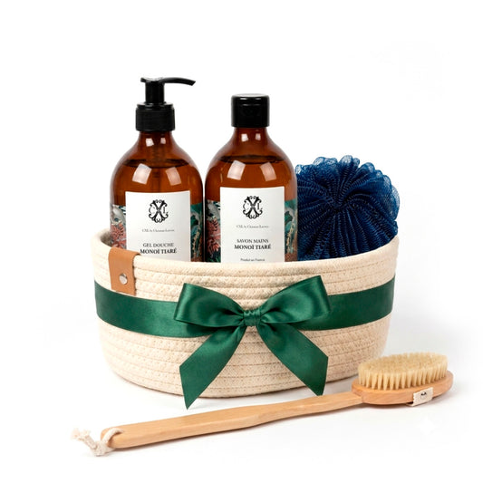 Giftset Spa Moment Monoï Tiaré - Navy blue - 2 x 500 ml