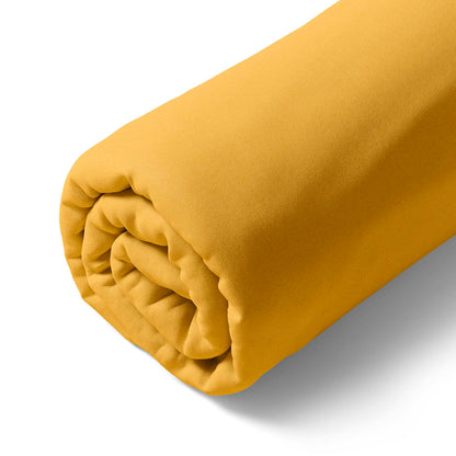 Fitted sheet cotton satin - Uni - Honey gold