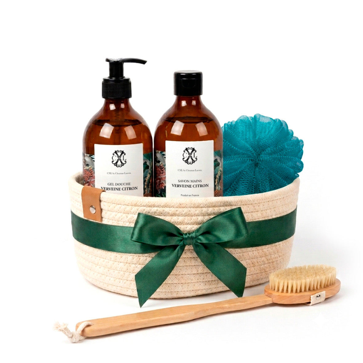 Giftset Spa Moment Lemon Verbena - Peacock blue - 2 x 500 ml