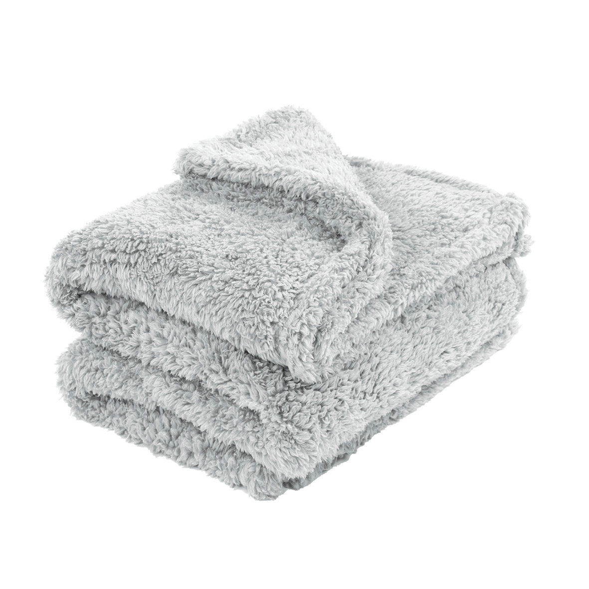 Teddy plaid -  Light grey