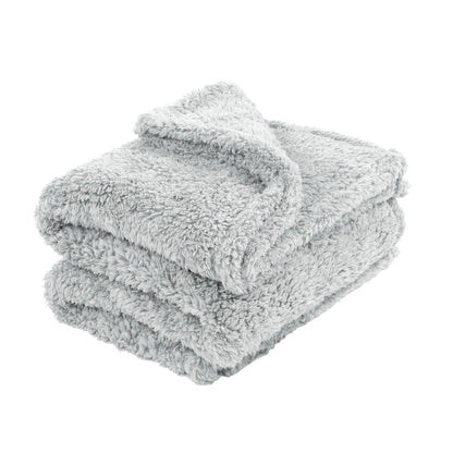 Teddy plaid -  Light grey