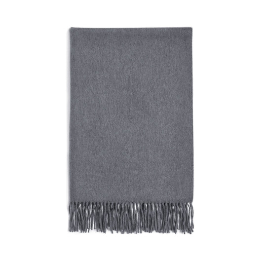 Long cashmere scarf - Grey