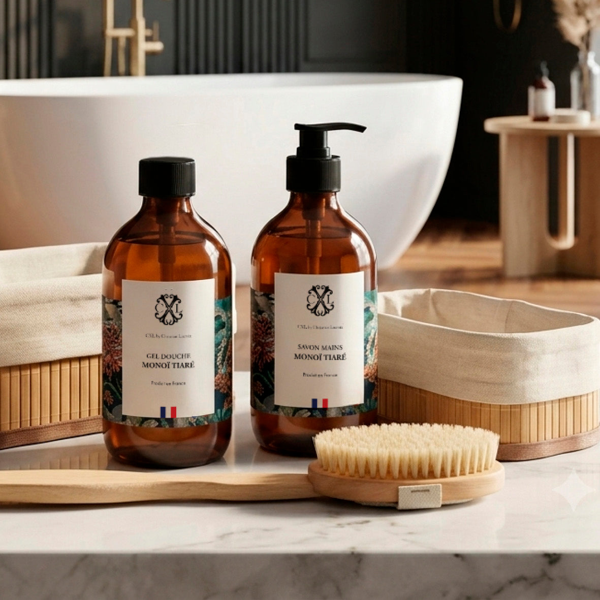 Giftset Luxury Bath Monoï Tiaré - 2 x 500 ml