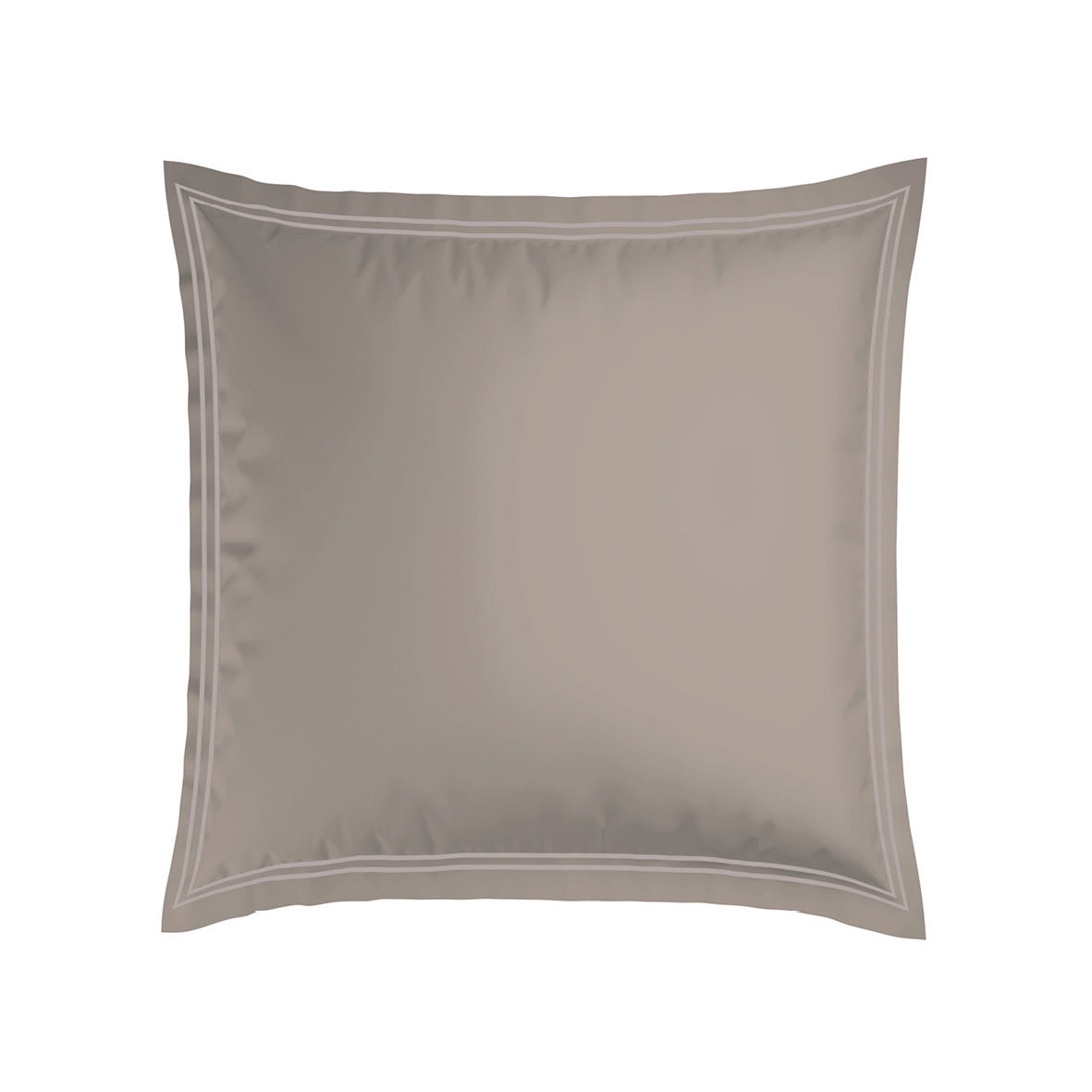 Taie(s) d'oreiller satin de coton - Annecy Taupe / Taupe