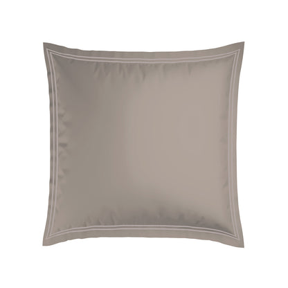 Taie(s) d'oreiller satin de coton - Annecy Taupe / Taupe