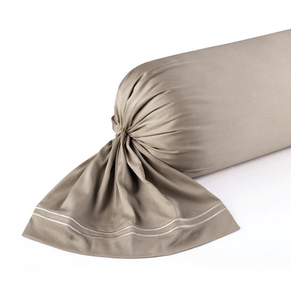 Taie(s) d'oreiller satin de coton - Annecy Taupe / Taupe