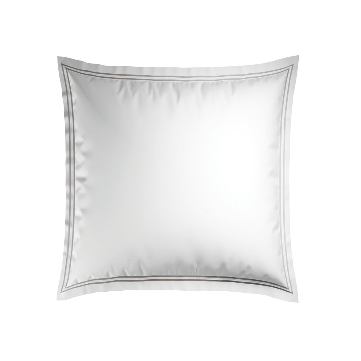 Pillowcase(s) cotton satin  - Annecy Grey / White