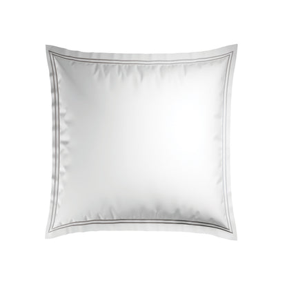 Pillowcase(s) cotton satin  - Annecy Grey / White