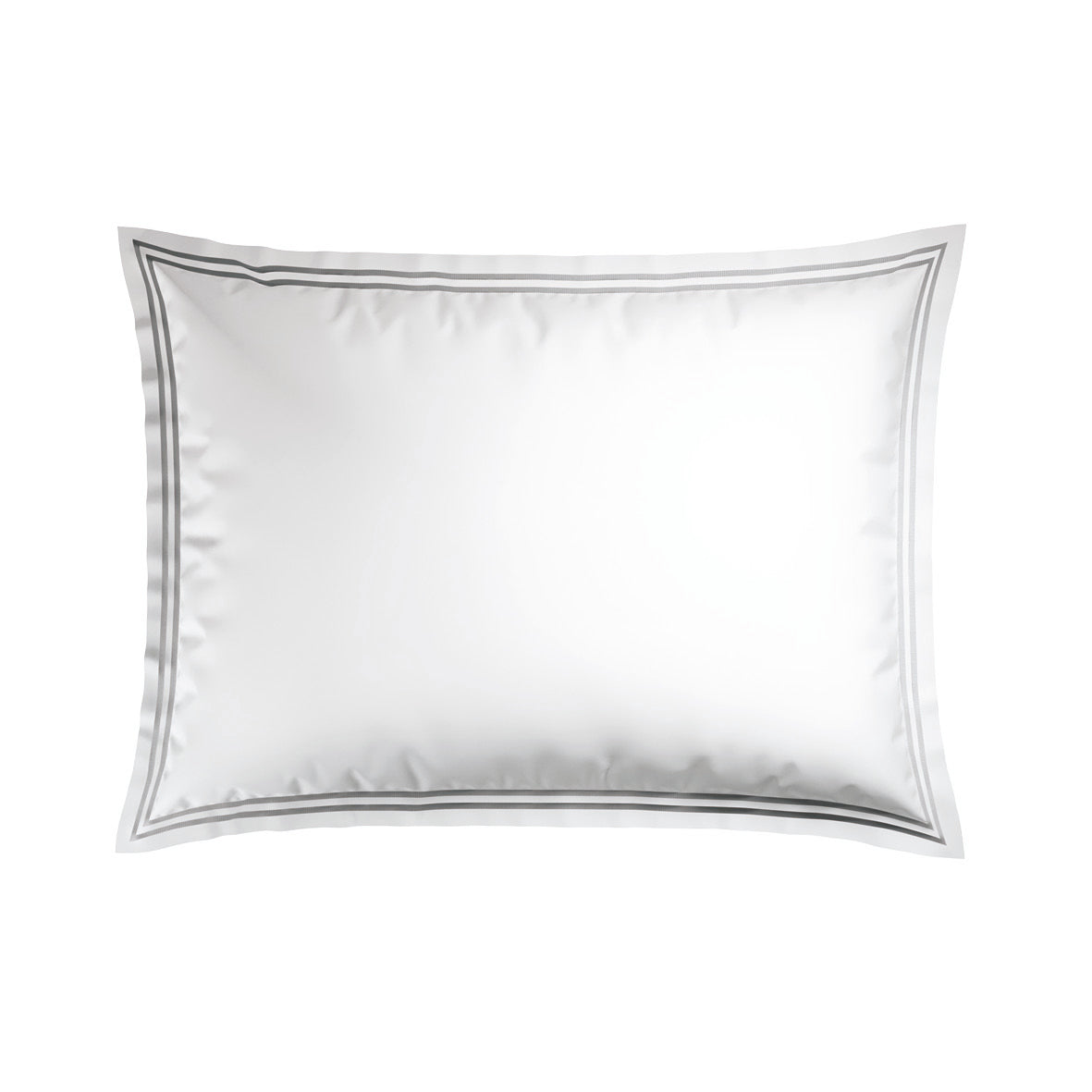 Pillowcase(s) cotton satin  - Annecy Grey / White