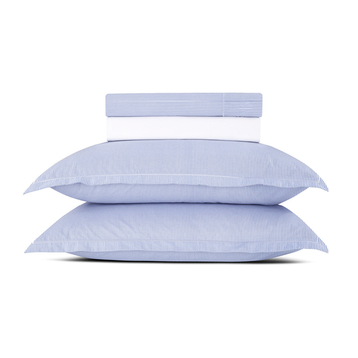 Sheet set cotton percale  - Sorbonne Light blue