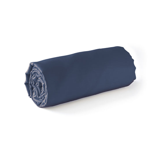 Drap-housse satin de coton -  Bleu 06