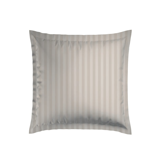 Pillowcase(s) cotton satin dobby stripe woven  -  Taupe