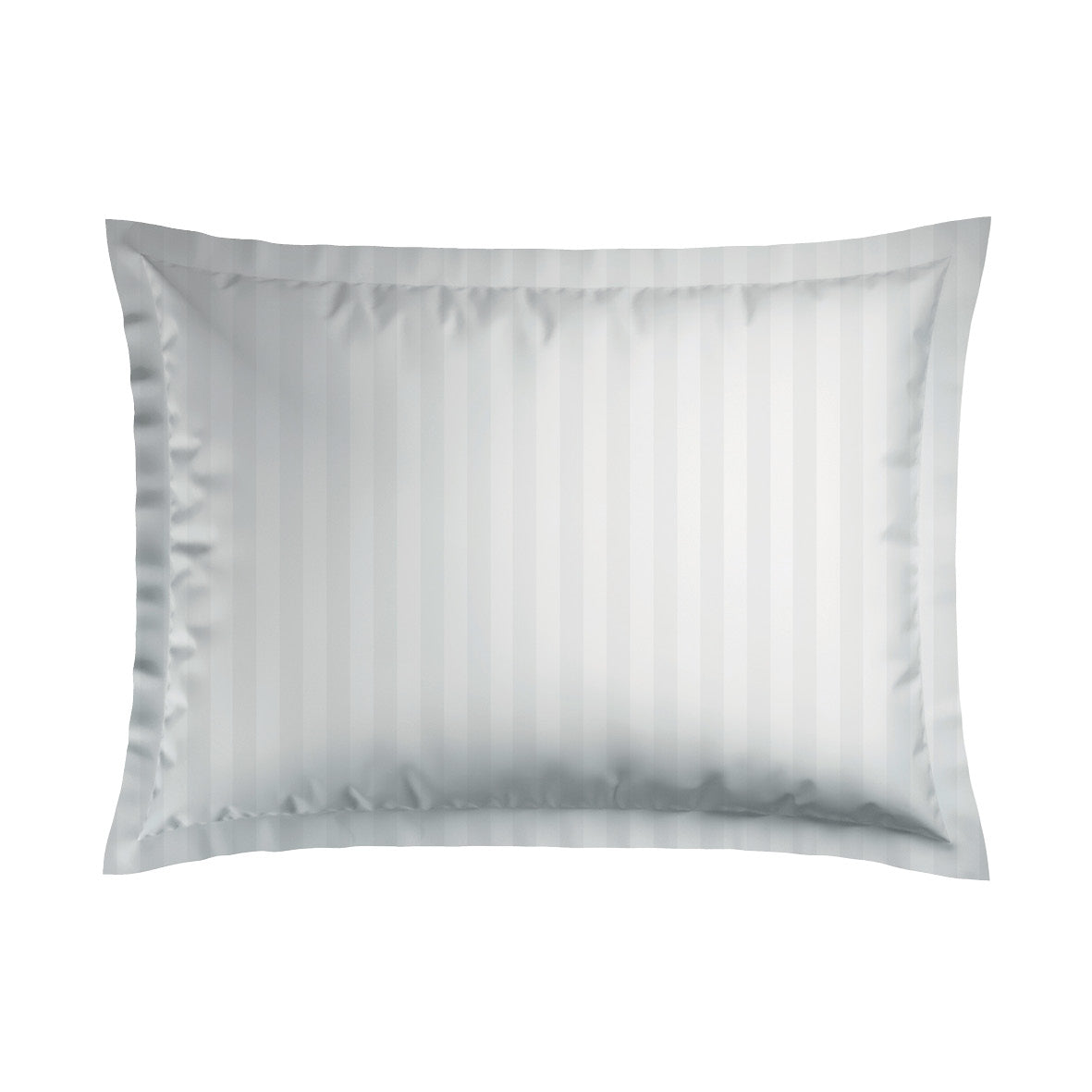 Pillowcase(s) cotton satin dobby stripe woven - White