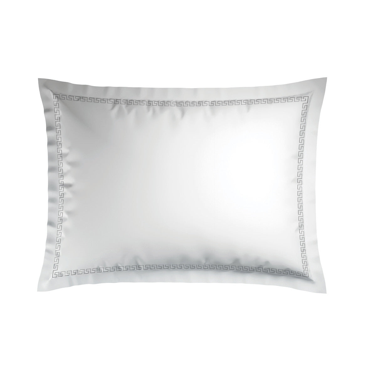 Pillowcase cotton satin  - Lune impériale Grey / White