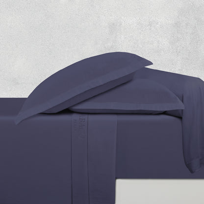 Pillowcase cotton satin  - Uni 1 baratta Blue 06