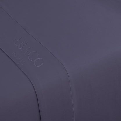 Flat sheet cotton satin  - Uni 1 baratta Blue 06