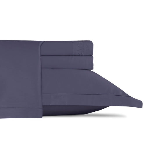 Sheet set cotton satin  - Uni 1 baratta Blue 06