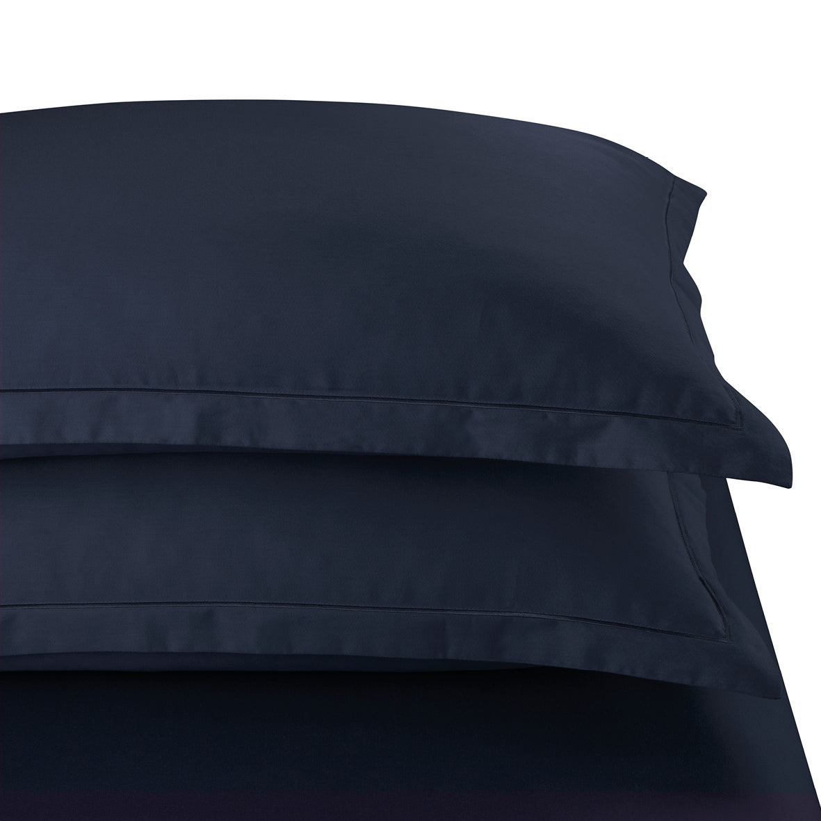 Pillowcase cotton satin  - Uni 1 baratta Blue 11