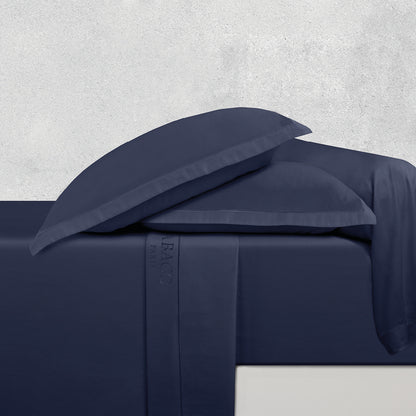 Pillowcase cotton satin  - Uni 1 baratta Blue 11