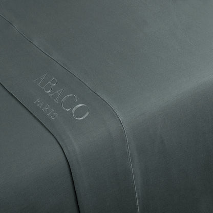 Flat sheet cotton satin  - Uni 1 baratta Grey 02