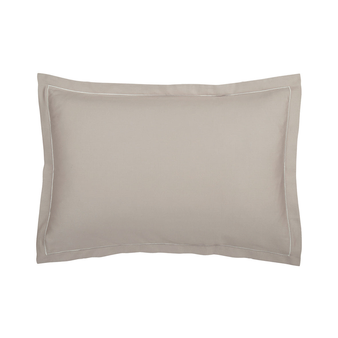 Pillowcase cotton satin  - Uni 1 baratta Taupe 01