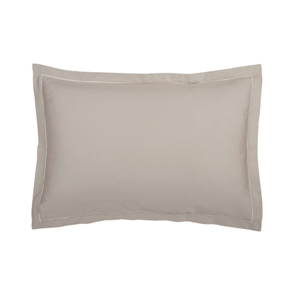Pillowcase cotton satin  - Uni 1 baratta Taupe 01