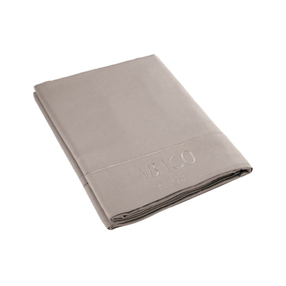 Flat sheet cotton satin  - Uni 1 baratta Taupe 01