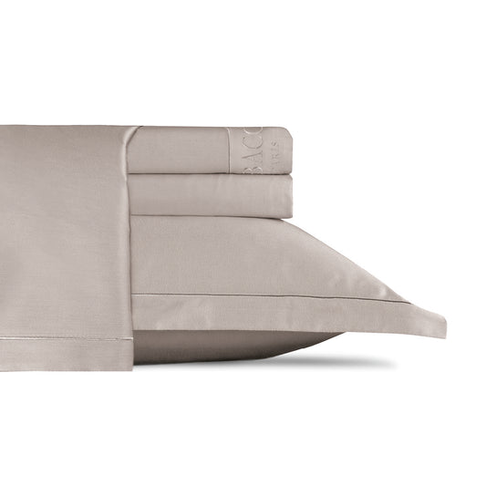 Sheet set cotton satin  - Uni 1 baratta Taupe 01
