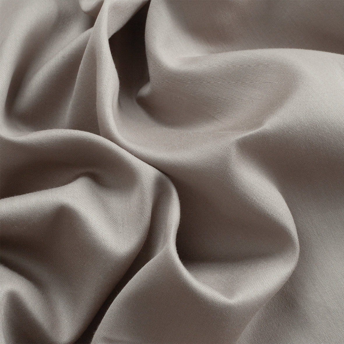 Ensemble de draps satin de coton - Uni 1 baratta Taupe 01