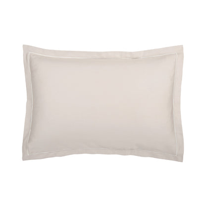 Pillowcase cotton satin  - Uni 1 baratta Taupe 05