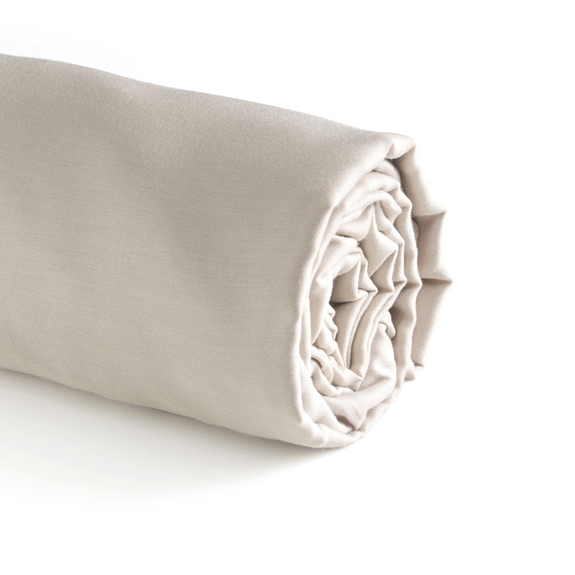 Fitted sheet cotton satin  - Uni Taupe 05