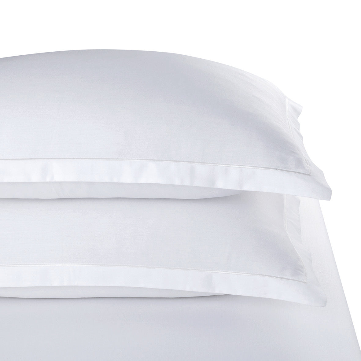 Pillowcase cotton satin  - Uni 1 baratta White 01