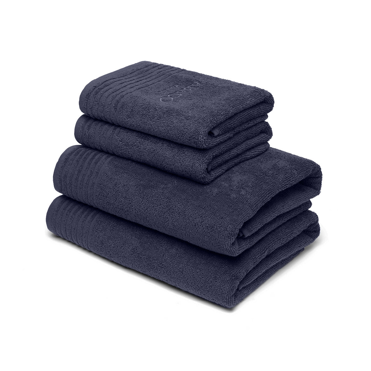 Hand towel + bath towel combed cotton LT - Ecume - 2 x (50 x 100 cm) + 2 x (70 x 140 cm)