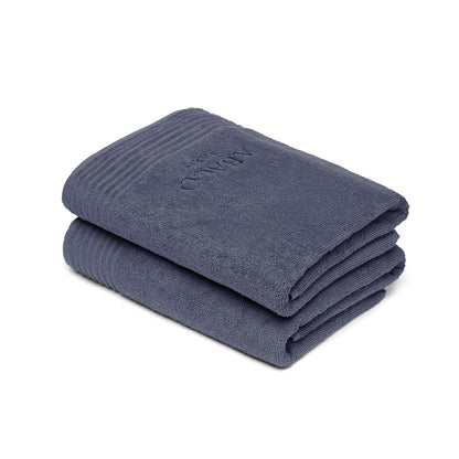 Bath towel combed cotton LT - Ecume - 2 x (70 x 140 cm)