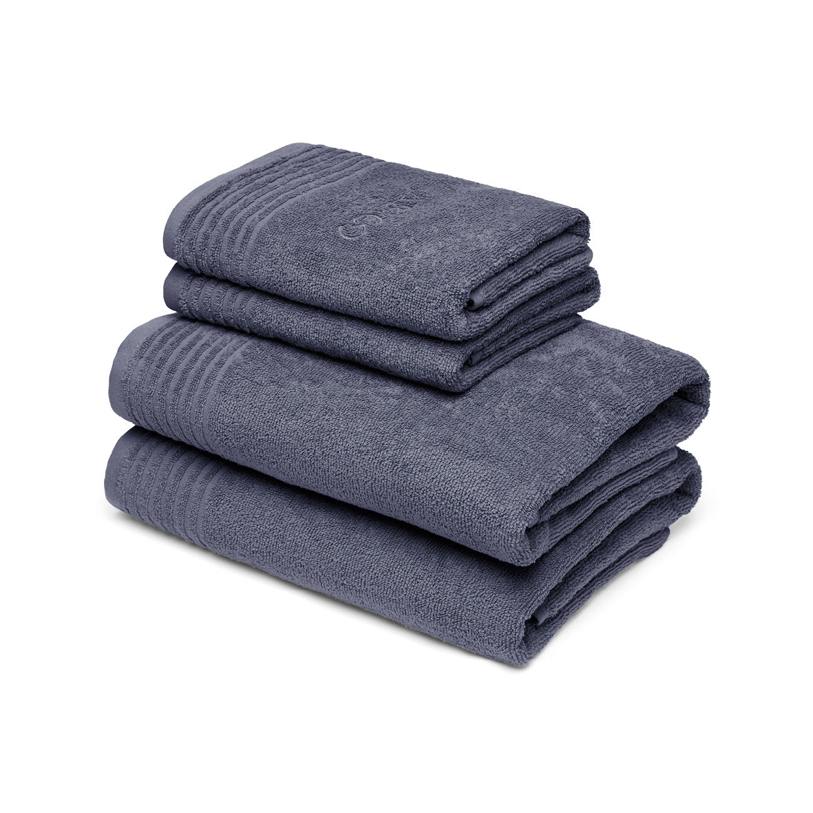 Hand towel + bath towel combed cotton LT - Ecume - 2 x (50 x 100 cm) + 2 x (70 x 140 cm)