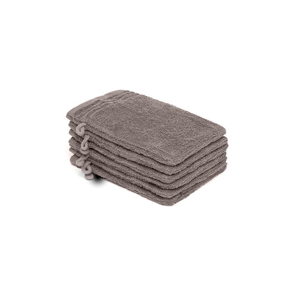 <p>Gant de toilette coton peigné LT - Ecume - 6 x (15 x 21 cm)</p>