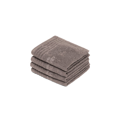 Guest towel combed cotton LT - Ecume - 4 x (30 x 30 cm)