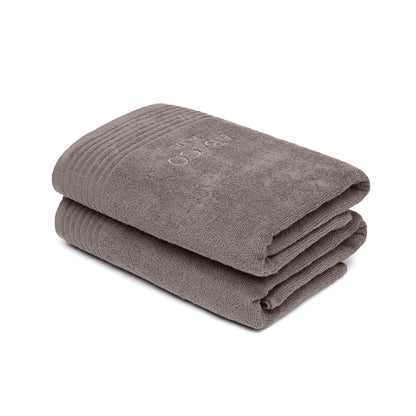 Bath towel combed cotton LT - Ecume - 2 x (70 x 140 cm)