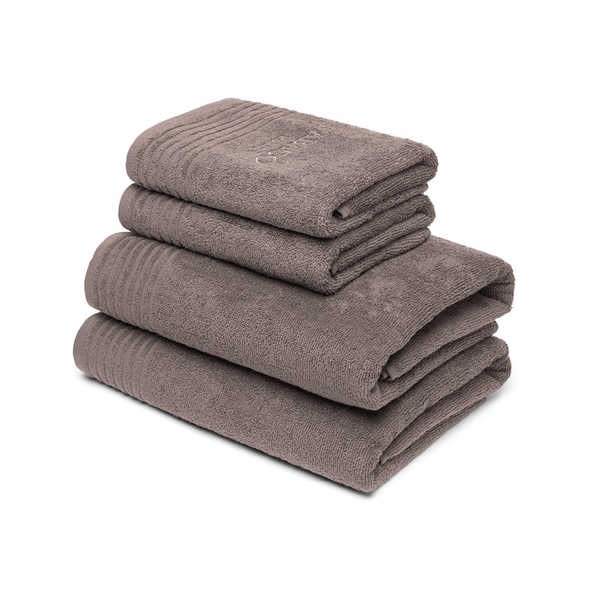 Hand towel + bath towel combed cotton LT - Ecume - 2 x (50 x 100 cm) + 2 x (70 x 140 cm)