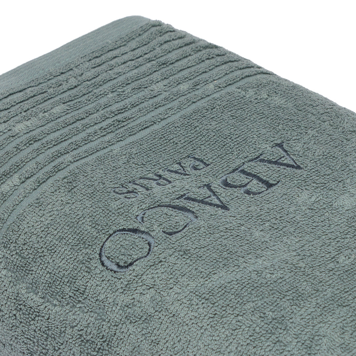Complete bath linen set combed cotton LT - Ecume - 12 pieces