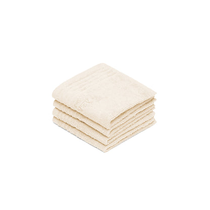 Guest towel combed cotton LT - Ecume - 4 x (30 x 30 cm)