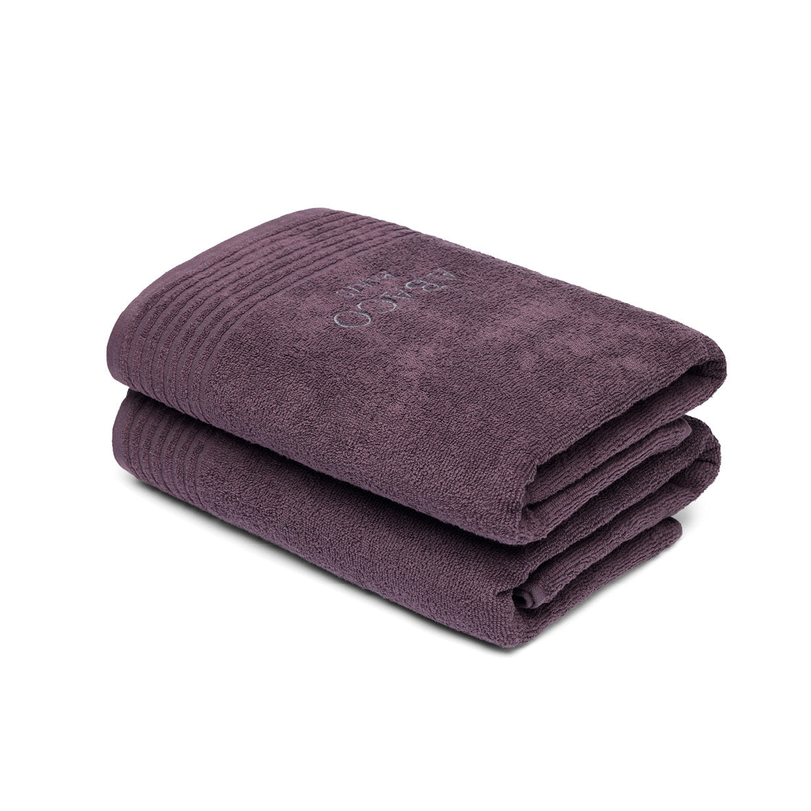 Bath towel combed cotton LT - Ecume - 2 x (70 x 140 cm)