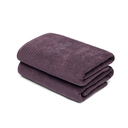 Bath towel combed cotton LT - Ecume - 2 x (70 x 140 cm)