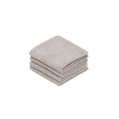 Guest towel combed cotton LT - Ecume - 4 x (30 x 30 cm)